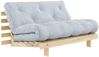 Schlafsofa ROOTS 140 cm von KARUP Polster Beach Blue Klappsofa Gestell Kiefer