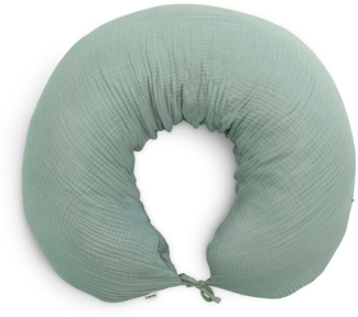 Ehrenkind Stillkissen Musselin aus hochwertiger Bio Baumwolle, Schwangerschaftskissen, Seitenschläferkissen, OEKO-TEX® STANDARD 100 Klasse 1 zertifiziert