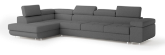 Masseno Ecksofa VICENTE mit Schlaffunktion L-Form, Sofa mit Bettkasten