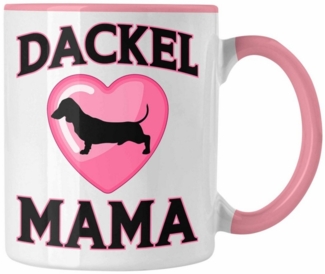 Trendation Tasse Trendation - Dackel Mama Tasse Geschenk Frauen Dackel-Besitzerin