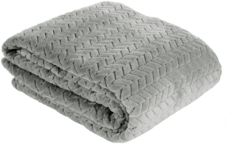 Plaid Cindy, Design91, Warm Kuschelig Gemustert Einfarbig Kuscheldecke Sofadecke TV-Decke