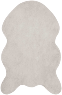 vidaXL Kunstfell Hasen Teppich Olite Beige 80 x 120 cm Polyester 42021652