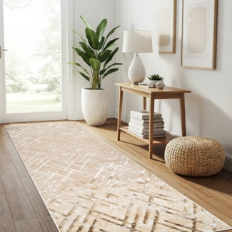 Tapiso Läufer CRYSTAL, rechteckig, Höhe: 8 mm, Wohnzimmer, Schlafzimmer, modern Design