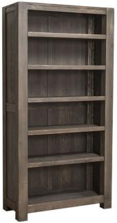 Casa Padrino Landhausstil Bücherschrank Dunkelbraun 90 x 45 x H. 180 cm - Landhausstil Schrank