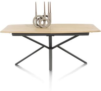 Home Esstisch braun Eiche massiv 190cm x 110cm x 77cm