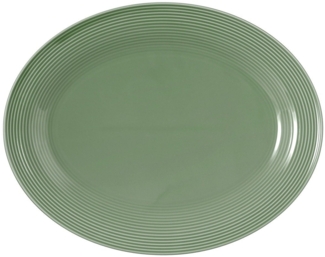 Seltmann Weiden Beat Color Glaze Servierplatte oval 35 x 28 cm - Salbeigrün