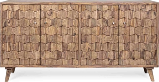 Sideboard Kant aus Sheeshamholz, 177 cm