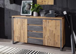 Sideboard 160cm 'Genua' Akazie gebürstet