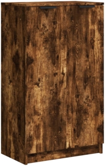 vidaXL Schuhschrank Räuchereiche 59x35x100 cm Holzwerkstoff 817108