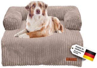 Belune Tiersofa Belune Sofaschutz Deluxe mit Bezug - Original Belune - Made in Germany, kleine, mittelgroße & Große Hunde, Made in Germany, waschbarer Bezug, verschiedene Größen und Farben, extra gemütlich