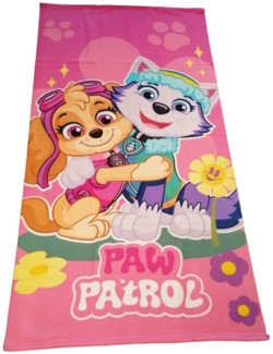 PAW PATROL Strandtücher PAW Patrol "Skye und Everest" Strandtuch / Strandlaken / Badetuch 70, 100% Polyester