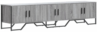 vidaXL TV-Schrank Grau Sonoma 180x34x41 cm Holzwerkstoff 848592
