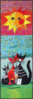 Salonloewe Läufer Teppichläufer 60 x 180 cm Rosina Wachtmeister Momenti mehrfarbig, Läufer groß, Höhe: 600 mm