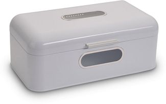 ECHTWERK Brotkasten Retro, Metall, (1-tlg), Brotaufbewahrung, Brotkorb, Brotbox mit zwei praktischen Sichtfenstern