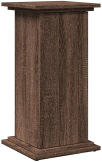 vidaXL Postament mit Stauraum, Holzwerkstoff, Braune Eiche, 31 x 30 x 60 cm