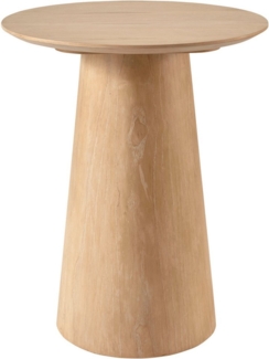 s.Oliver Beistelltisch Hemmon, mit massivem Eschenfuß, edler Echtholzplatte, Durchmesser 50 cm