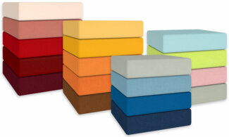 Kneer Qualität 93 Exclusive-Stretch Spannbetttuch,140x200-160x220, 95 minze