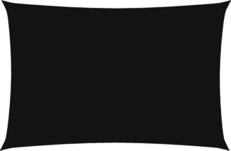 vidaXL Sonnensegel Oxford-Gewebe Rechteckig 2x4 m Schwarz 135752