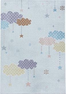 Kinder Teppich Leonardo rechteckig - 140x200 cm - Weiß