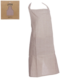 Mica 'Badhi' Schürze, Baumwolle braun, 80x70 cm