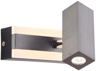 Brilliant AG Leuchten G99585-76 Howle LED Wandspot aluminium schwarz