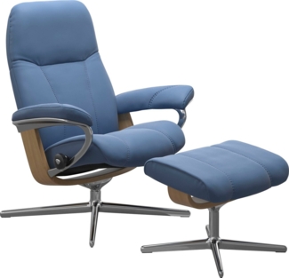 Stressless® Relaxsessel Consul, mit Cross Base, Größe S, M & L, Holzakzent Eiche