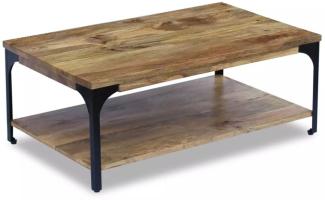 vidaXL Couchtisch Mangoholz 100x60x38 cm 243341