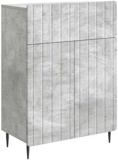 vidaXL Sideboard Betongrau 66 x 34,5 x 92 cm Holzwerkstoff 894408