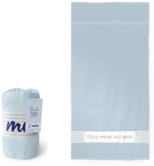 Strandtuch Badetuch Duschtuch Handtuch 70x140 lavida MEER MACHT GLÜCKLICH 379815