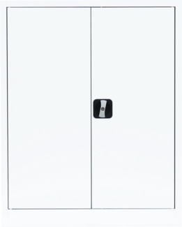 Steelboxx Mehrzweckschrank Aktenschrank Metallschrank 1000 x 800 x 380 mm (1-St) komplett montiert und verschweißt, kein Aufbau notwendig