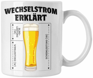 Trendation Tasse Trendation - Elektriker Geschenke für Männer Tasse Geschenk Elektriker