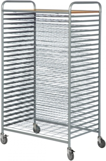 Kongamek Trockenwagen in grau 950x600x1640mm mit 25 Böden
