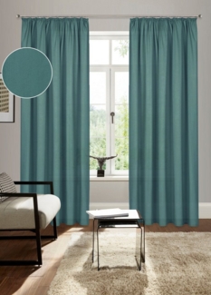 Bruno Banani Vorhang Lagan (2 St), Kräuselband, blickdicht, Polyester, 2-er Set, gewebt, Microfaser, versch. Größen, einfarbig, Bestseller