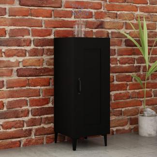 Sideboard Schwarz 34,5 x 34 x 90 cm Holzwerkstoff [812421]