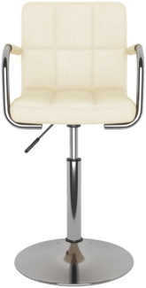 vidaXL Esszimmerstuhl Creme Stoff [3087878]