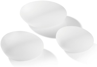 EASYmaxx LED Solarleuchte mit Farbwechsel | Deko Gartenleuchte mit LED Beleuchtung | Wunderschöne Lichteffekte mit Tageslichtsensor In & Outdoor | Gartendeko Witterungsbeständig IP67, Stein Set