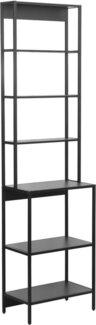 welltime Badregal Lodi, 1-tlg, Hochregal mit Metallrahmen, 6 Böden - (B/T/H) 51/30/190 cm