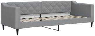 vidaXL Tagesbett Hellgrau 80x200 cm Stoff 354156
