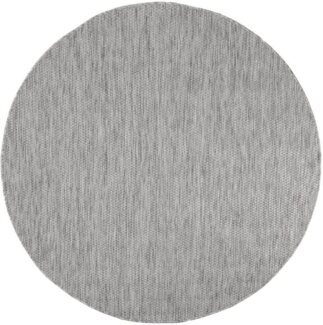 Bruno Banani Teppich Venezia, rund, Höhe: 4 mm, Flachgewebe, Sisal-Optik, meliert, UV-beständig, Outdoor geeignet