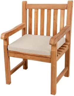 Gutekissen® Sitzkissen für Bank, Gartenschaukeln, Sitz, glatt. FK5 (45x45x5, Creme)