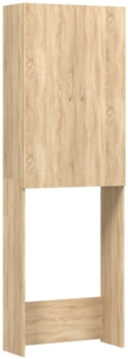 vidaXL Waschmaschinenschrank Sonoma-Eiche 64 x 25,5 x 190 cm [808416]
