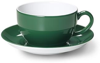 Kaffee-Untertasse Solid Color Tannengrün Dibbern Kaffeetasse - Mikrowelle geeignet, Spülmaschinenfest
