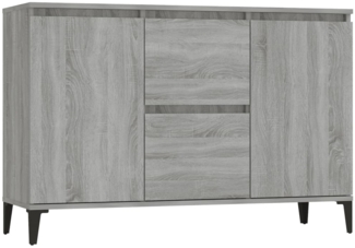 vidaXL Sideboard Grau Sonoma 102x35x70 cm Holzwerkstoff 815166