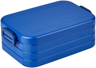 Mepal - Lunchbox Take A break midi - Brotdose mit Trennwand - Geeignet fur bis zu 4 Butterbrote - 900 ml - Vivid blue