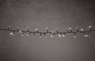 TrendLine LED-Lichterkette Premium Außen 15,6 m warmweiß-grün mit Timer, Dimmer