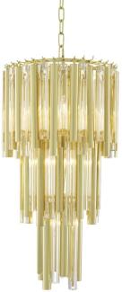 Casa Padrino Luxus Kronleuchter Gold Durchmesser 35 x H. 68 cm - Hotel Möbel