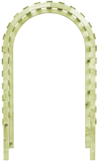 vidaXL Gartenpergola 130×60×230 cm Kiefernholz Imprägniert 49040