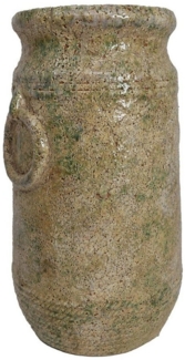 B&S Pflanzkübel Blumenkübel Vase im Antik Shabby Steinoptik Rund H x Ø: 29 x 15,5 cm