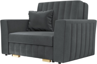 Mirjan24 'Viva Glam II' Schlafsofa, Dunkelgrau, 85 x 98 x 115 cm