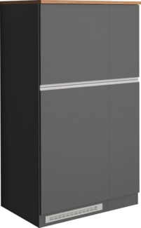 KOCHSTATION Küche KS-Sole Küchenschrank-Set, Breite 90 cm,Umbau-und Apothekerschrank im Set